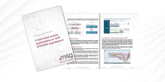A biztosítási szektor digitalizálása az SAP S/4HANA segítségével