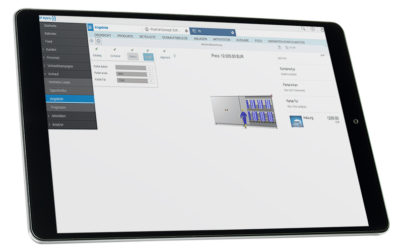 Connection to the SAP Hybris Cloud for Customer